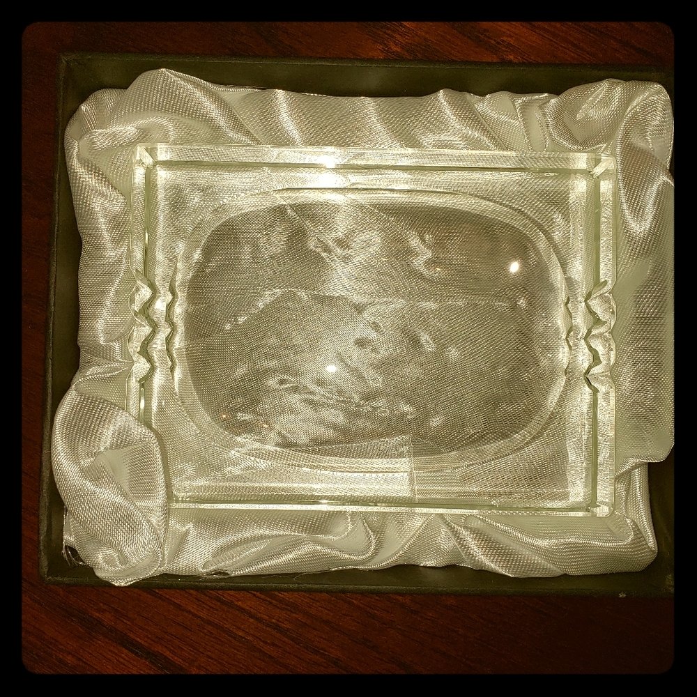 Orrefors Ice Soap Dish